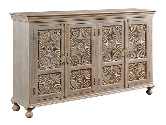  Handcrafted Wooden Sideboard 