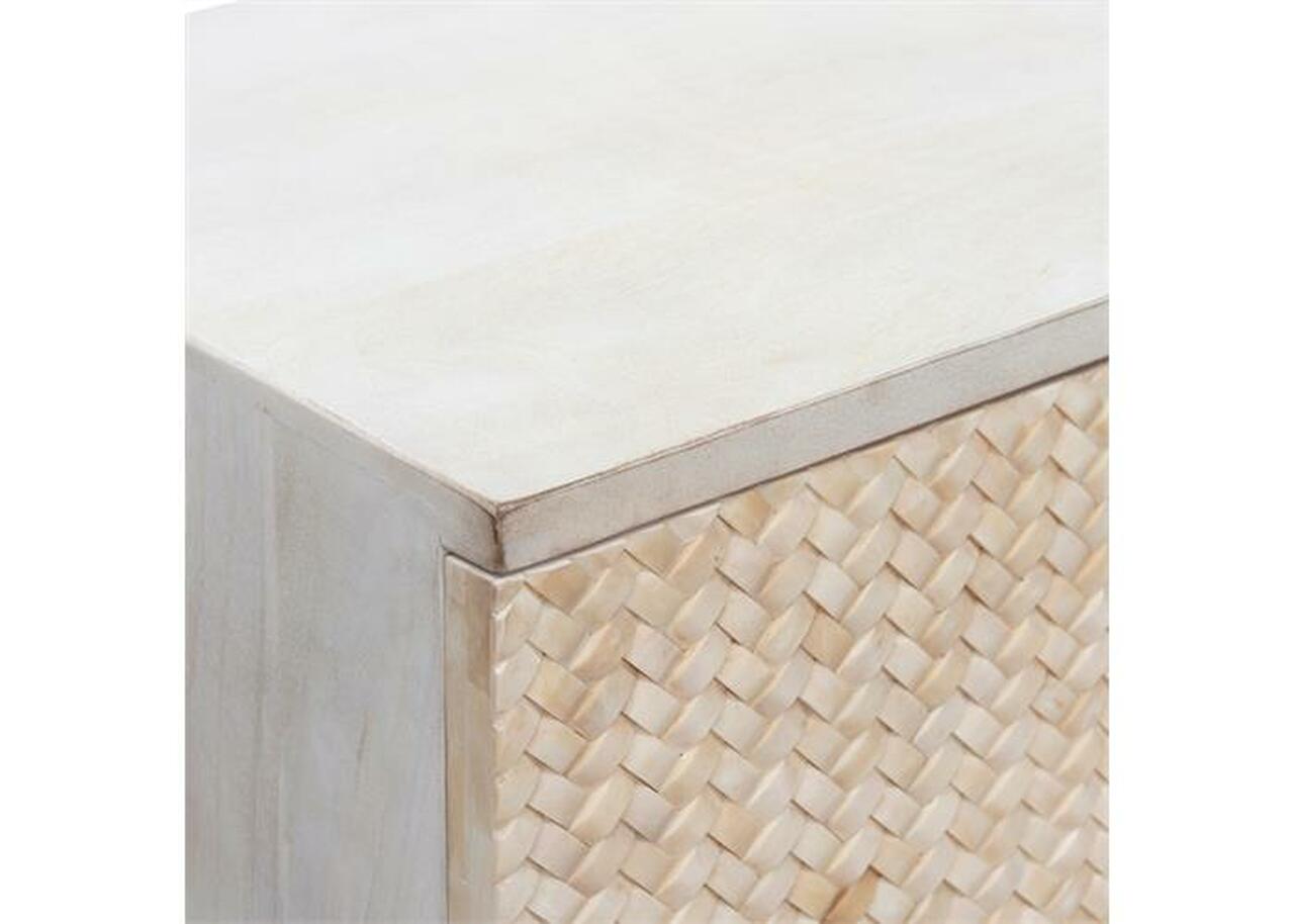 Handmade Bone Inlay Herringbone Sideboard | Wooden Bone Inlay Buffet