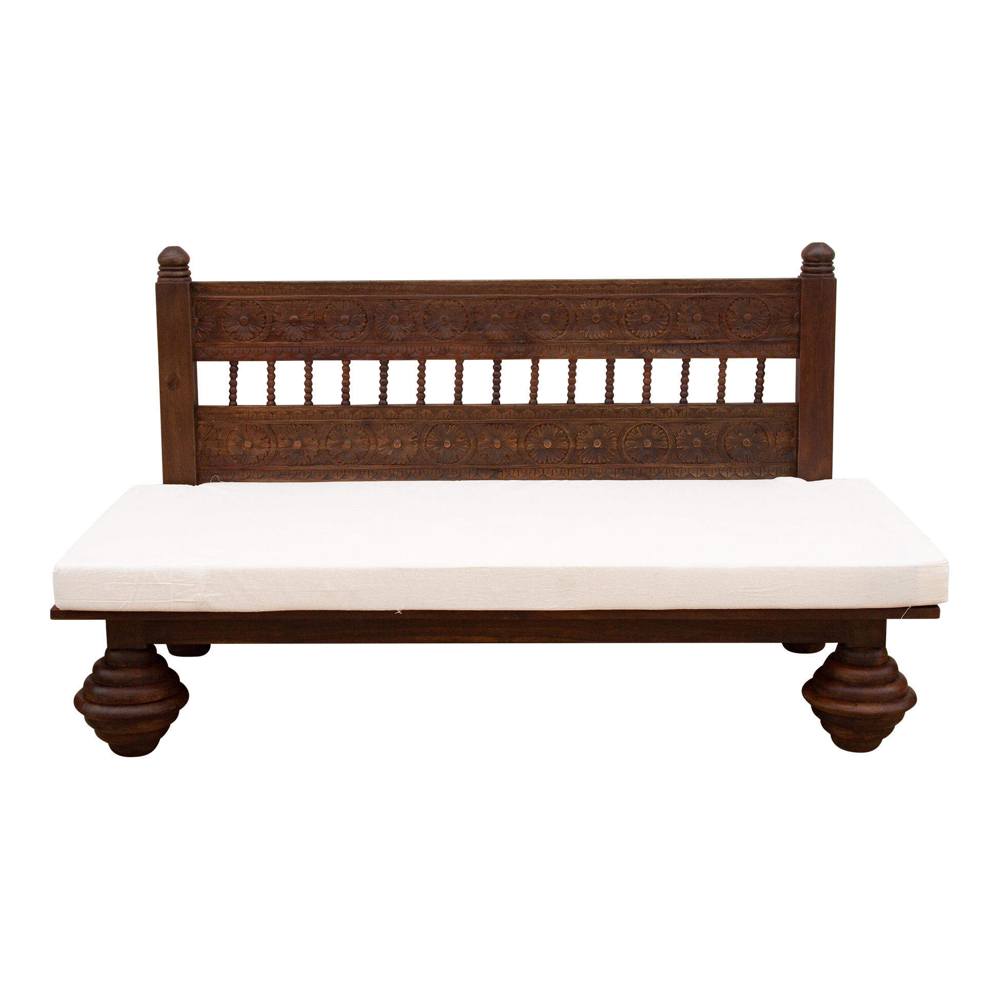 Hand Carved Wooden Sofa with Elegant Traditional Sofa