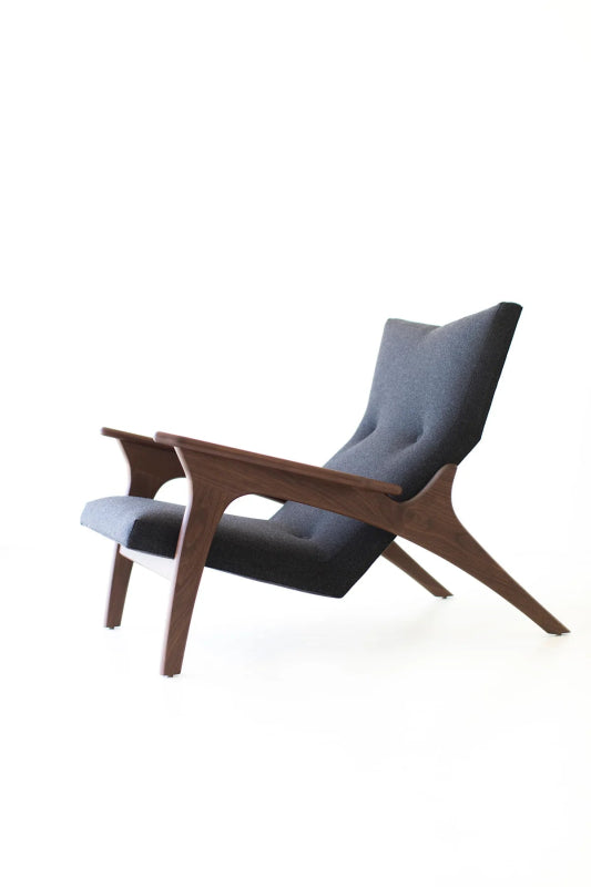 Designer Furniture Wooden Modern Design Brown Lounge Chair Chair - Bone Inlay Furnitures