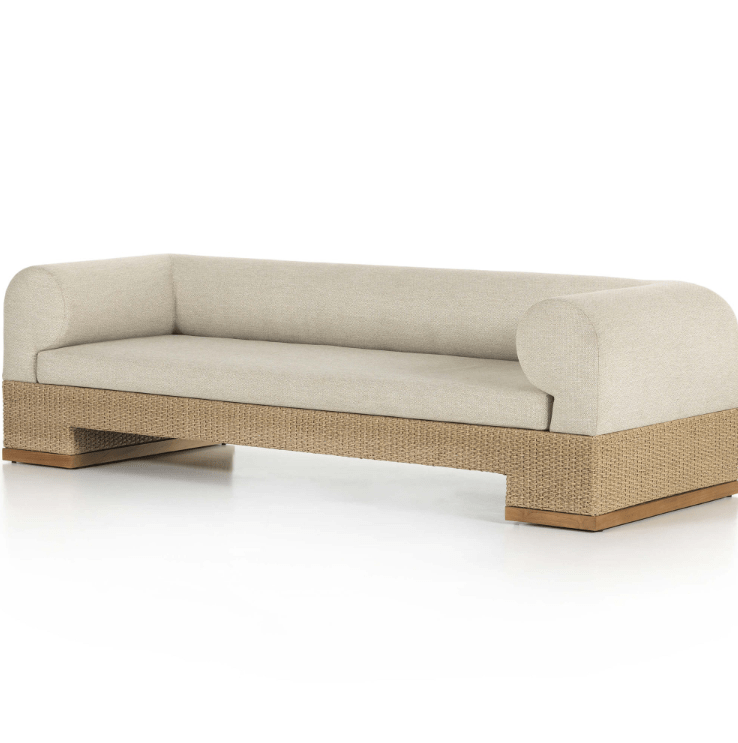 Designer Handmade Wooden Outdoor Sofa Sofa - Bone Inlay Furnitures