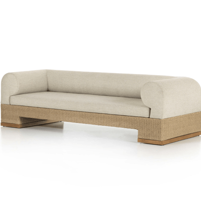 Designer Handmade Wooden Outdoor Sofa Sofa - Bone Inlay Furnitures