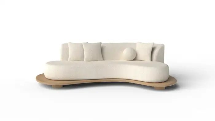 Designer Modern Armless Sofa Furniture Sofa - Bone Inlay Furnitures