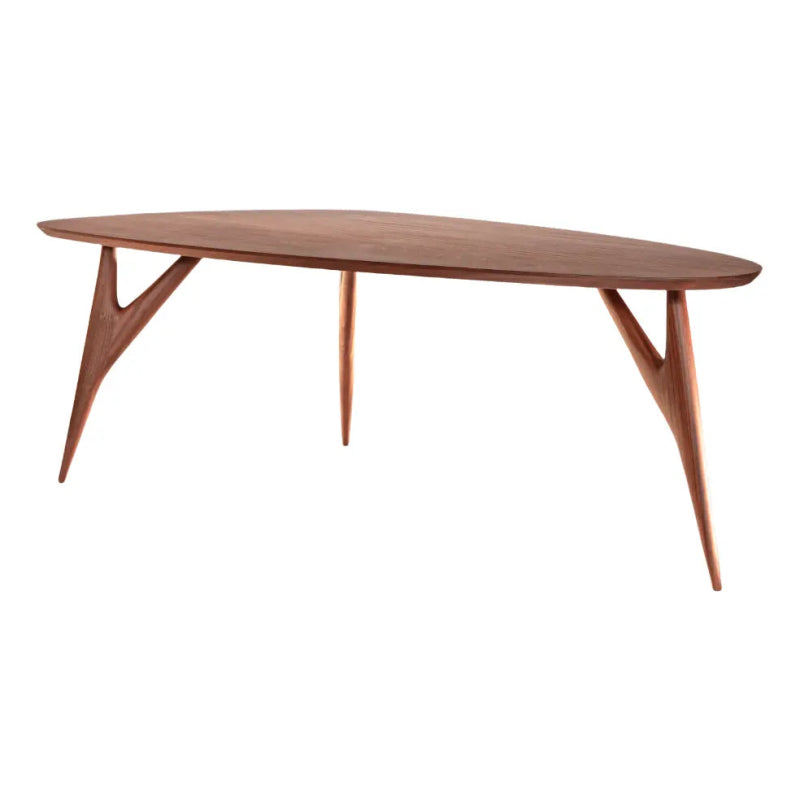 Designer Natual Wooden Brown Dining and Kitchen table Dining Table - Bone Inlay Furnitures