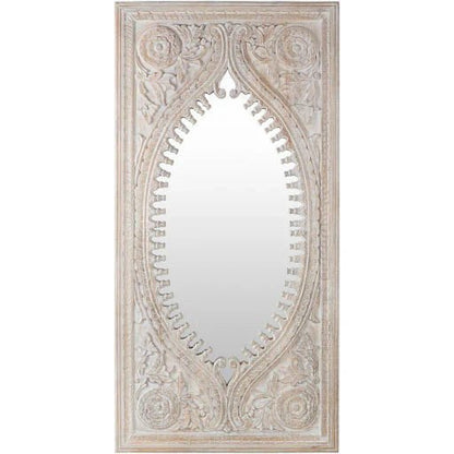 Hand Carved Modern Large Mirror mirror frame - Bone Inlay Furnitures