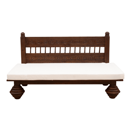 Hand Carved Wooden Sofa with Elegant Traditional Sofa Sofa - Bone Inlay Furnitures