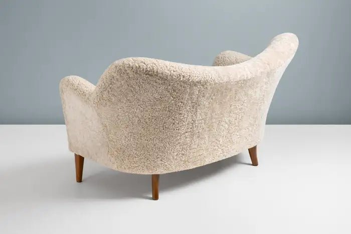 Handmade Designer Custom Love Seat Sofa by Alfred Kristensen Sofa - Bone Inlay Furnitures