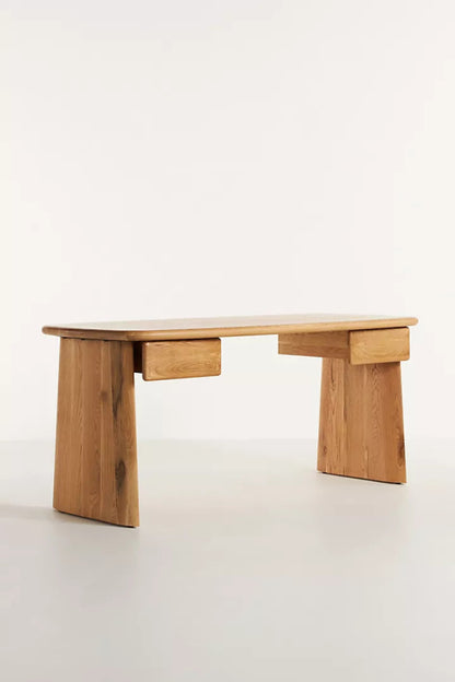 Handmade Natural Work Desk Table with Two Drawer work desk - Bone Inlay Furnitures