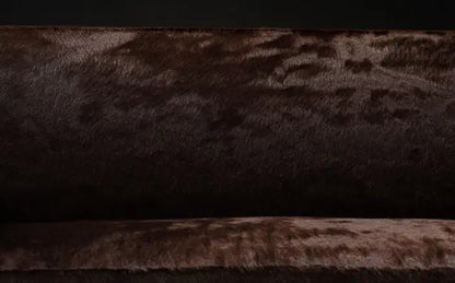 Handmade Pierre Jeanneret Sofa in Cognac Hide Brown Color Sofa - Bone Inlay Furnitures