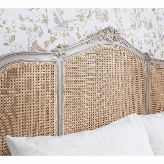 Solid Wooden Hand Carved French Bed Beds & Bed Frames - Bone Inlay Furnitures